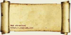 Jakov Balzamović vizit kartica